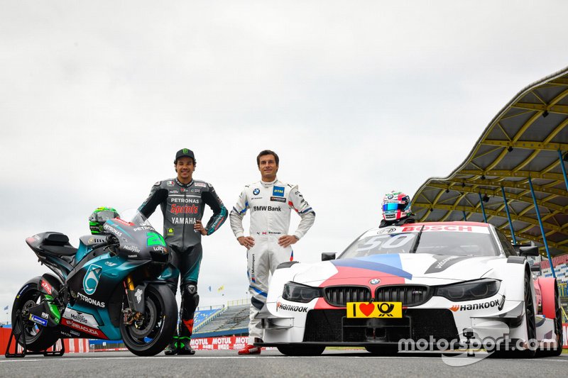Franco Morbidelli, Petronas Yamaha SRT y Bruno Spengler, BMW M4 DTM