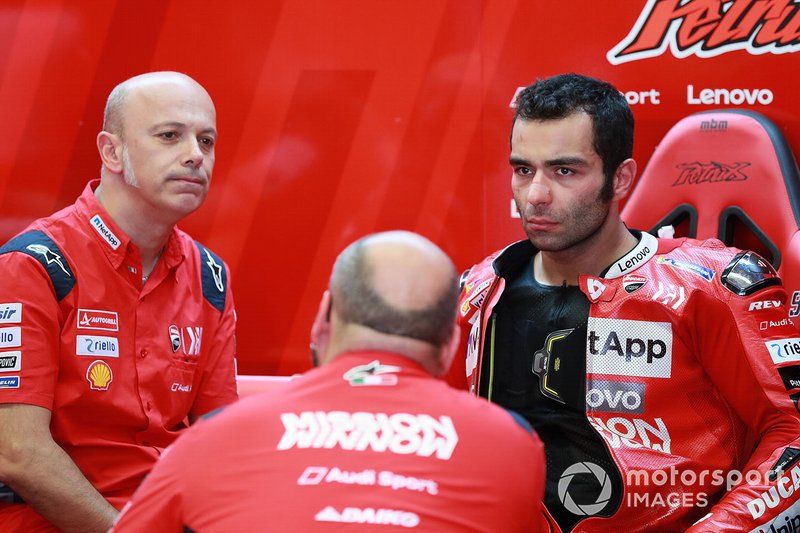 Danilo Petrucci, Ducati Team, mit Daniele Romagnoli