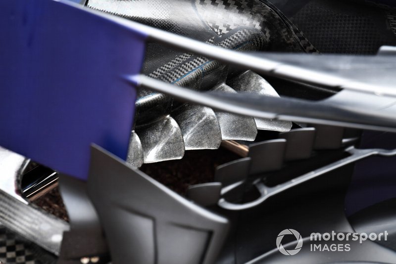 Red Bull Racing RB15 bargeboard and floor