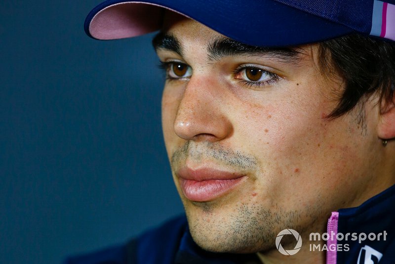 Lance Stroll, Racing Point in Press Conference