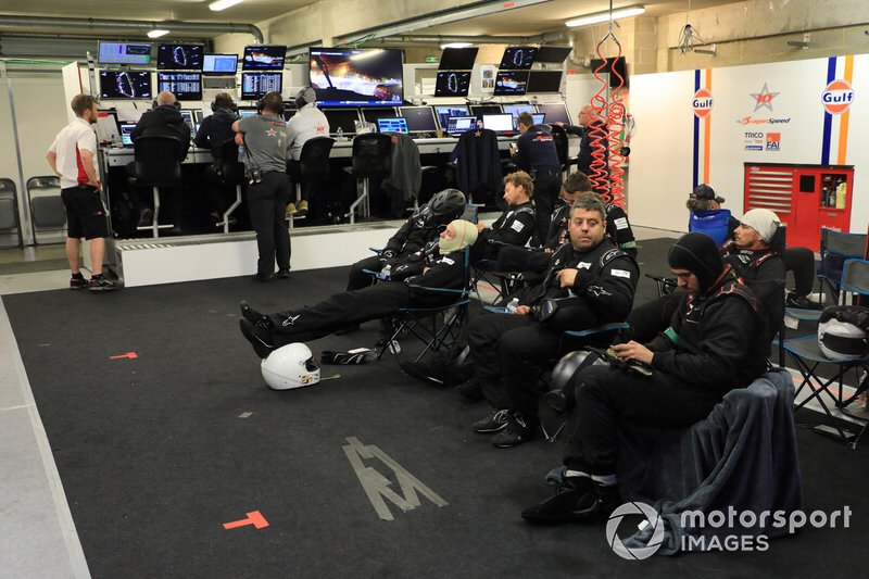 Gulf Racing atmosfera in garage