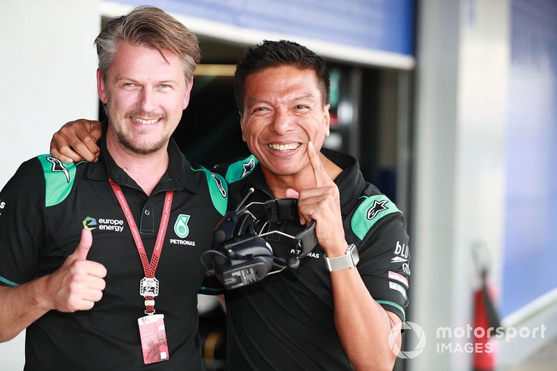 Johan Stigefelt, Team Director Petronas Yamaha SRT, Razlan Razali, Sepang CEO