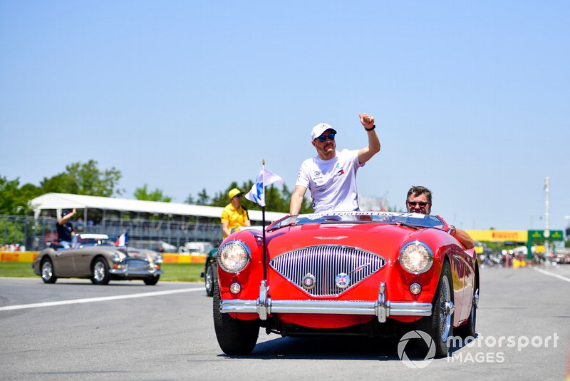 Valtteri Bottas, Mercedes AMG F1, in the drivers parade