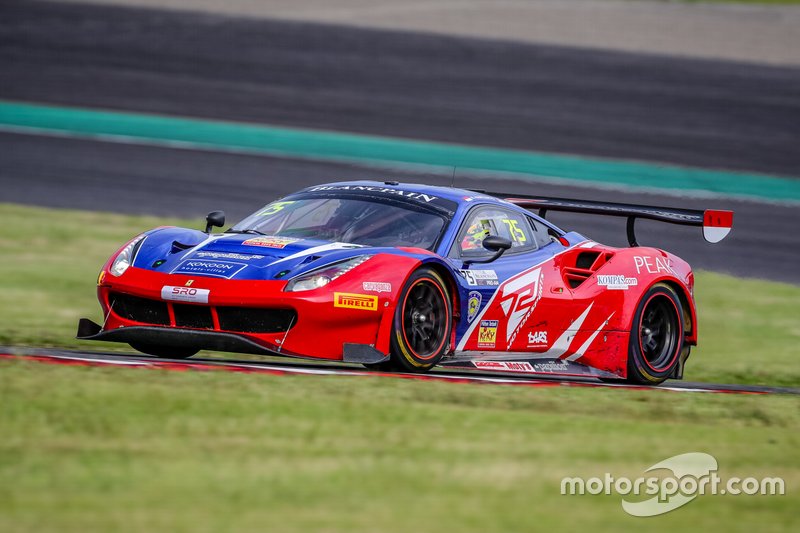 #75 T2 Motorsports Ferrari 488 GT3: Rio Haryanto, Gregory Teo