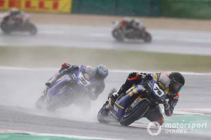 Loris Baz, Althea Racing amd Marco Melandri, GRT Yamaha WorldSBK