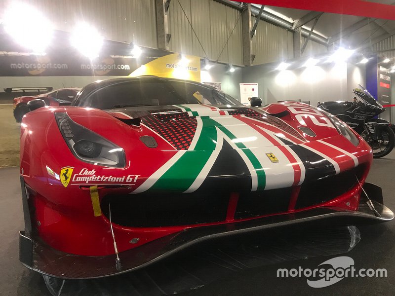 Ferrari 488 GT3 in esposizione