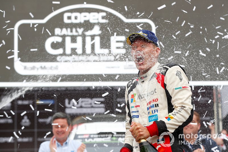 Podium: Winner Ott Tänak, Martin Järveoja, Toyota Gazoo Racing WRT Toyota Yaris WRC