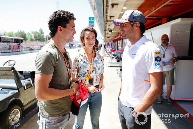Jaime Lorente Lopez, Actor, María Pedraza, Actor and Carlos Sainz Jr., McLaren