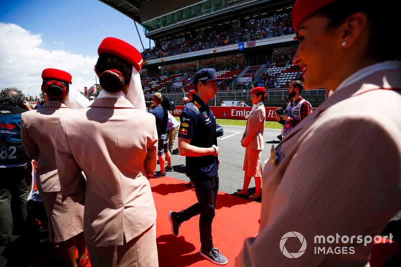 Max Verstappen, Red Bull Racing, at the drivers parade