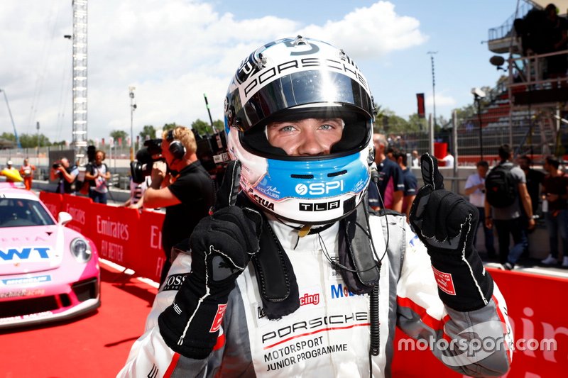 Il vincitore della gara Julien Andlauer, BWT Lechner Racing