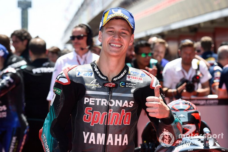 Il poleman Fabio Quartararo, Petronas Yamaha SRT