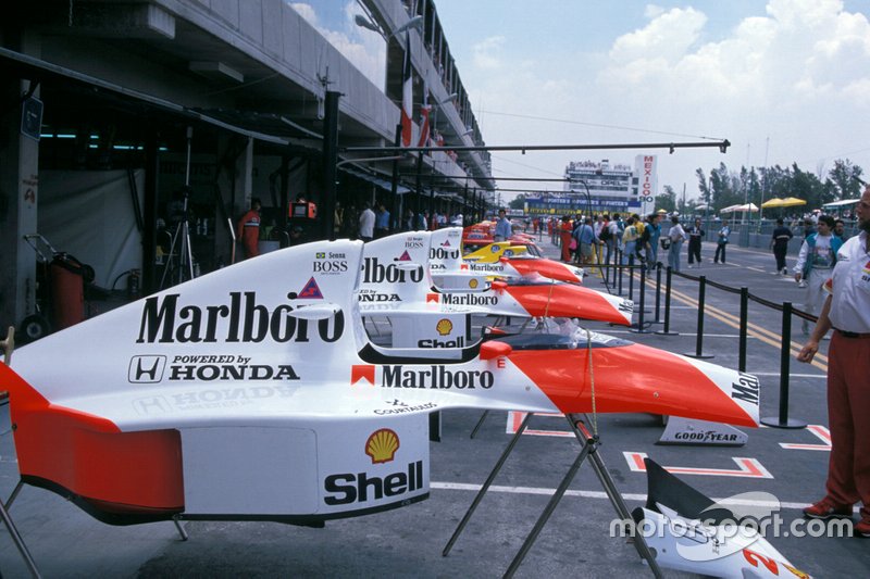 Bodywork della McLaren al GP del Messico del 1990