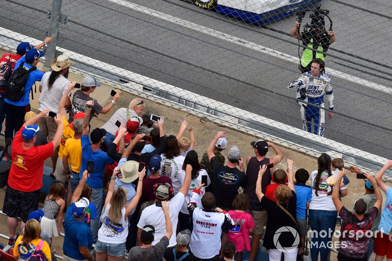 Race Winner Ryan Blaney, Team Penske, Ford Mustang