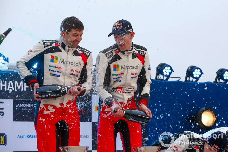 Winner Elfyn Evans, Scott Martin, Toyota Gazoo Racing WRT Toyota Yaris WRC