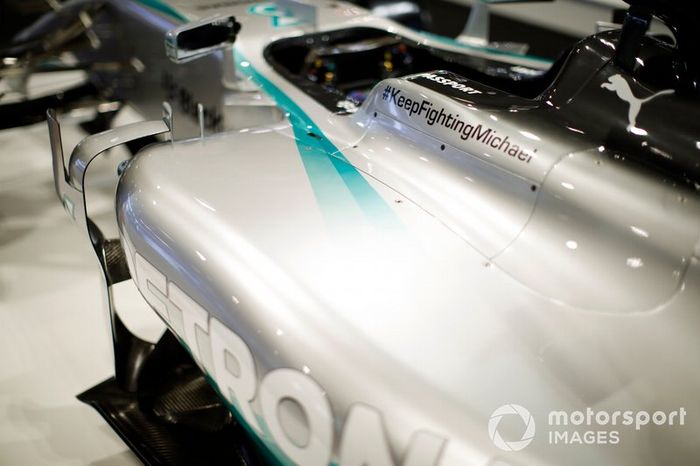 Detalle del AMG Mercedes-Benz de Lewis Hamiltons