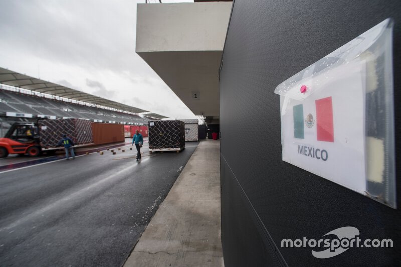 Preparativos para la F1 en el Autódromo Hermanos Rodríguez