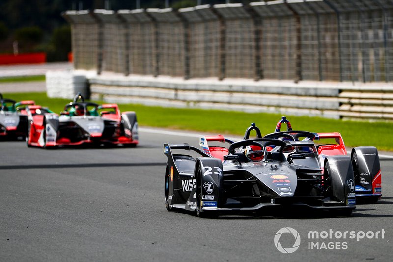 Sébastien Buemi, Nissan e.Dams, Nissan IMO2 Pascal Wehrlein, Mahindra Racing, M6Electro, Daniel Abt, Audi Sport ABT Schaeffler, Audi e-tron FE06