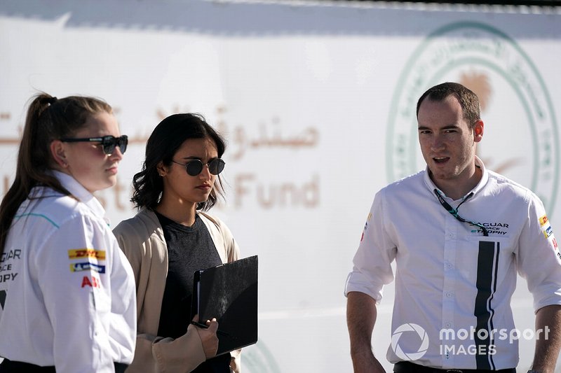 Reema Juffali, Jaguar VIP car on the track walk