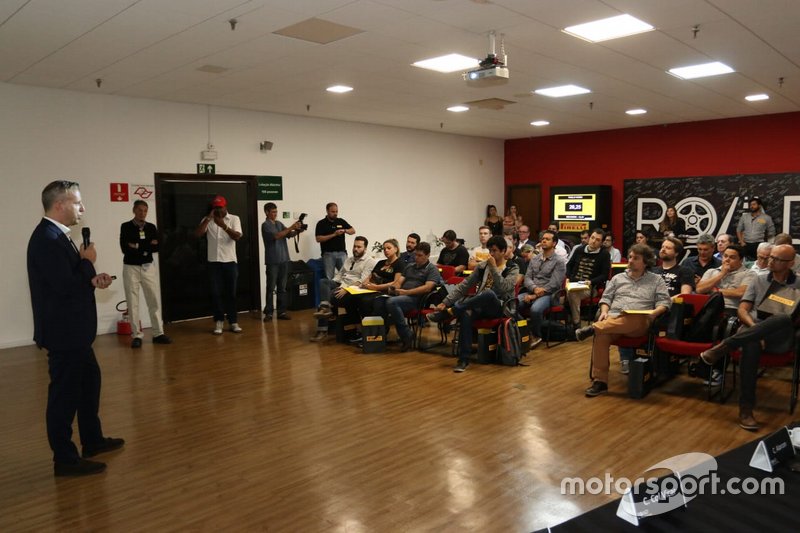 Apresentação do Módulo de Competições da Pirelli, em Campinas - SP