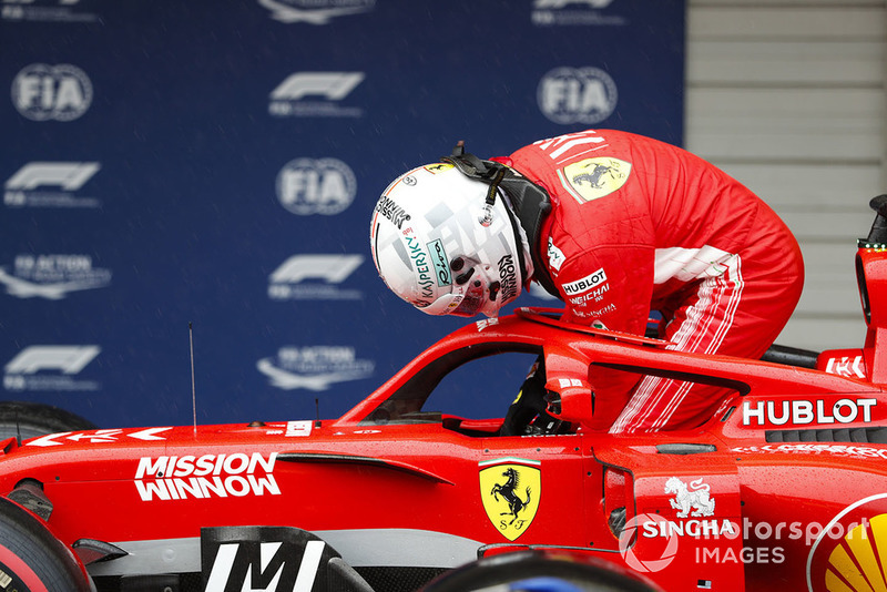 Sebastian Vettel en el GP de Japón 2018 (Ferrari)