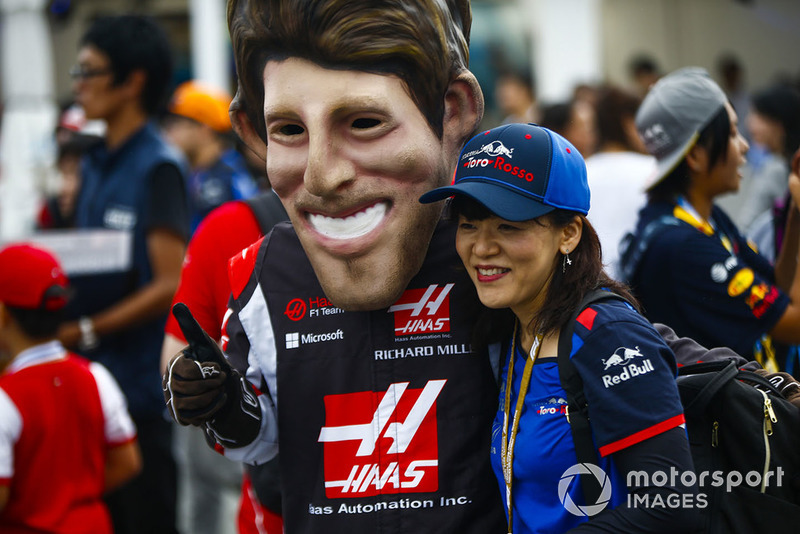 Romain Grosjean, Haas F1 Team taraftarı