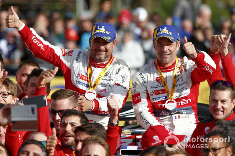 Ganadores Sébastien Loeb, Daniel Elena, Citroën World Rally Team Citroën C3 WRC