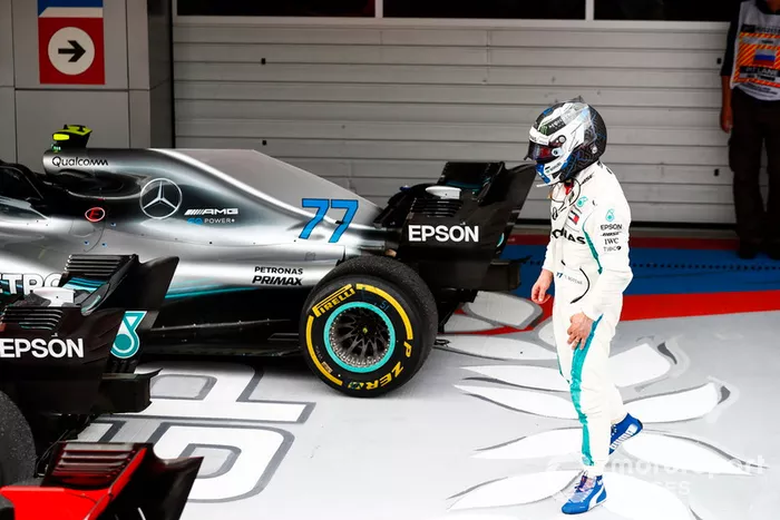 Segundo lugar Valtteri Bottas, Mercedes AMG F1