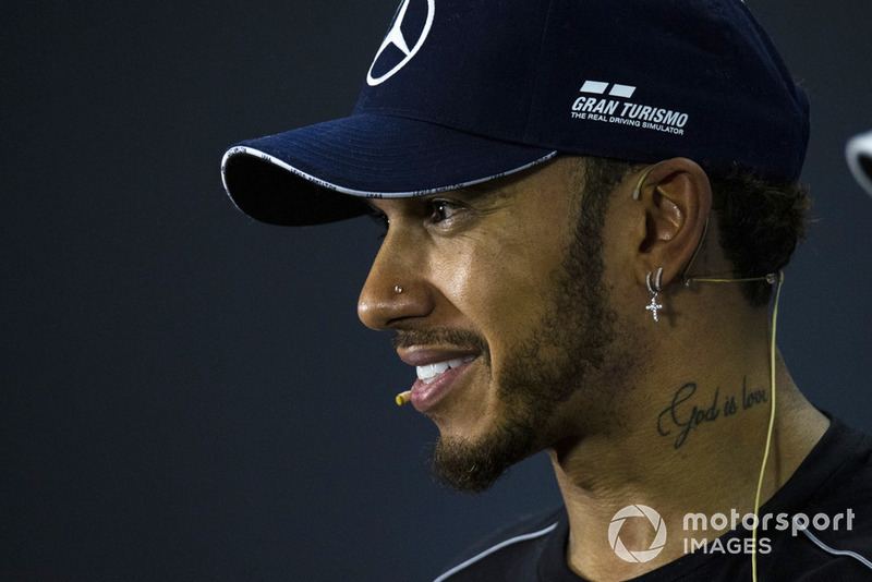 Lewis Hamilton, Mercedes AMG F1 in the press conference