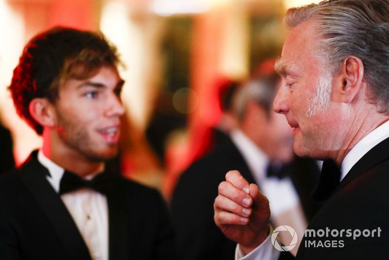 Pierre Gasly and Sean Bratches