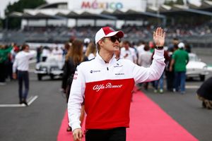 Marcus Ericsson, Sauber on the drivers parade 