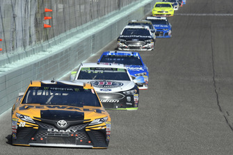 Erik Jones, Joe Gibbs Racing, Toyota Camry DeWalt, Kevin Harvick, Stewart-Haas Racing, Ford Fusion Jimmy John's, Matt Kenseth, Roush Fenway Racing, Ford Fusion Wyndham Rewards