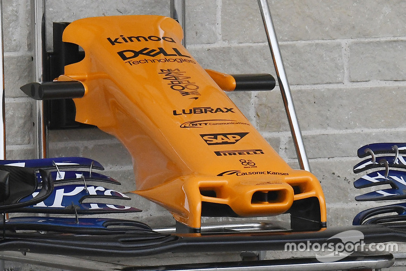 McLaren MCL33 front wing detail
