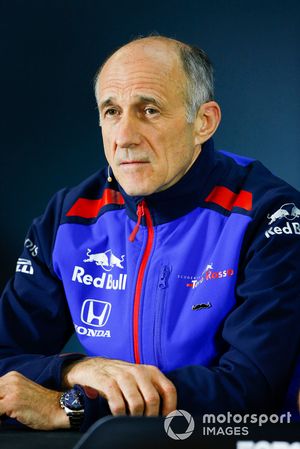 Franz Tost, directeur, Scuderia Toro Rosso, en conférence de presse