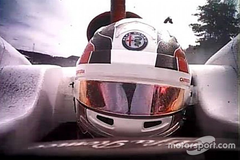 Imágenes exclusivas del accidente de Charles Leclerc, Sauber y Fernando Alonso, McLaren MCL33