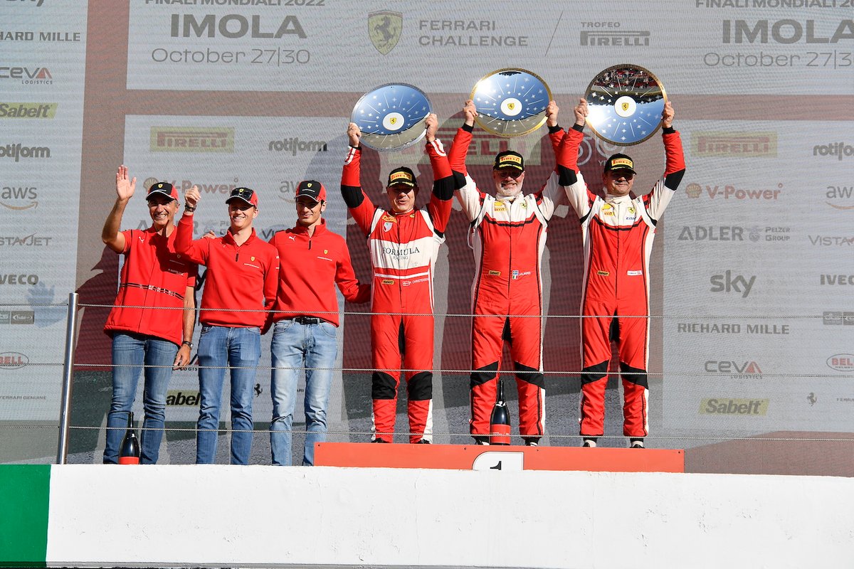 Il podio della Finale Coppa Shell AM