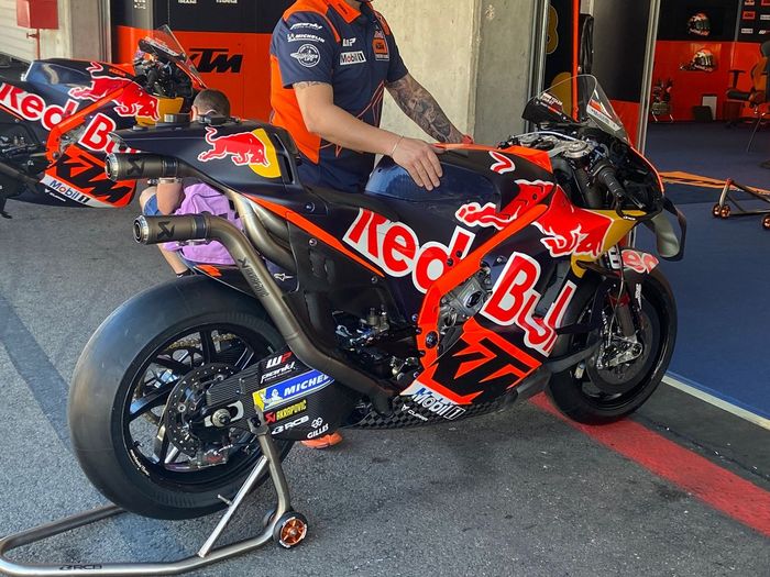 Detalle de la moto, Red Bull KTM