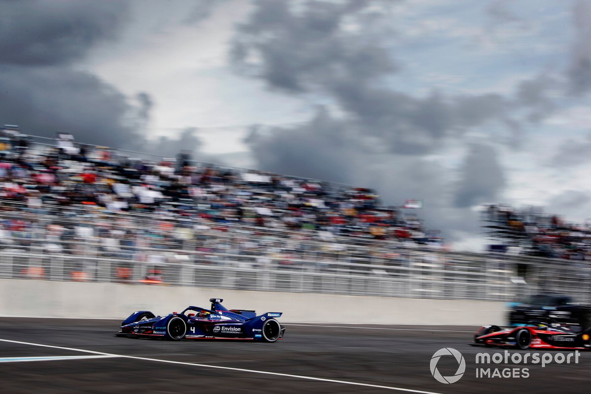 Robin Frijns, Envision Virgin Racing, Audi e-tron FE07, Oliver Rowland, Nissan e.Dams, Nissan IMO2
