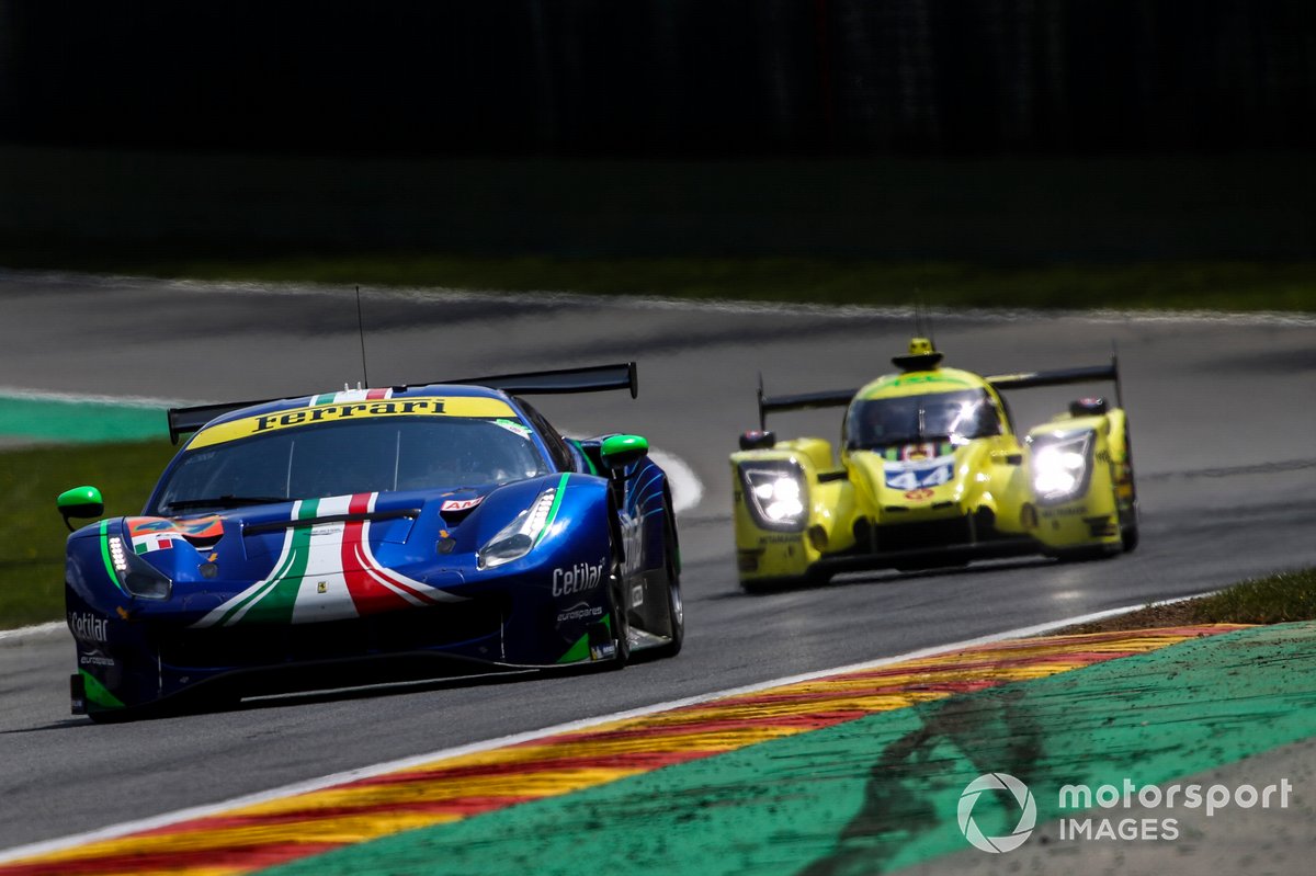#47 Cetilar Racing Ferrari 488 GTE EVO: Roberto Lacorte, Giorgio Sernagiotto, Antonio Fuoco
