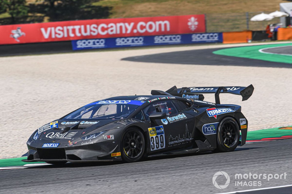 #399 Team Italy, Lamborghini Huracan Super Trofeo: Ermanno Dionisio, Giacomo Barri, Alfredo Varini