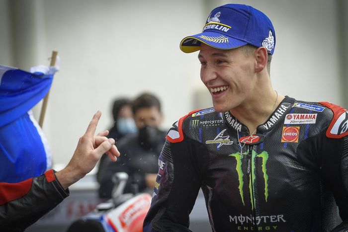 Tercer lugar Fabio Quartararo, Yamaha Factory Racing