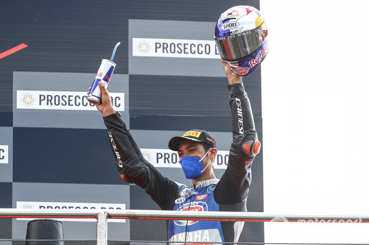 Il vincitore della gara Toprak Razgatlioglu, PATA Yamaha WorldSBK Team