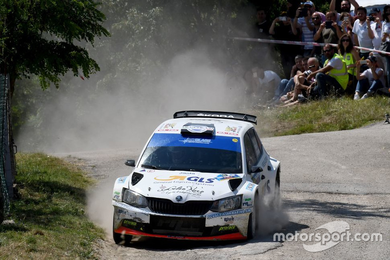 Daniele Ceccoli, Piercarlo Capolongo, Skoda Fabia R5, Scuderia San Marino