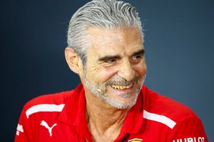 Maurizio Arrivabene, Team Principal, Ferrari, in the Friday press conference