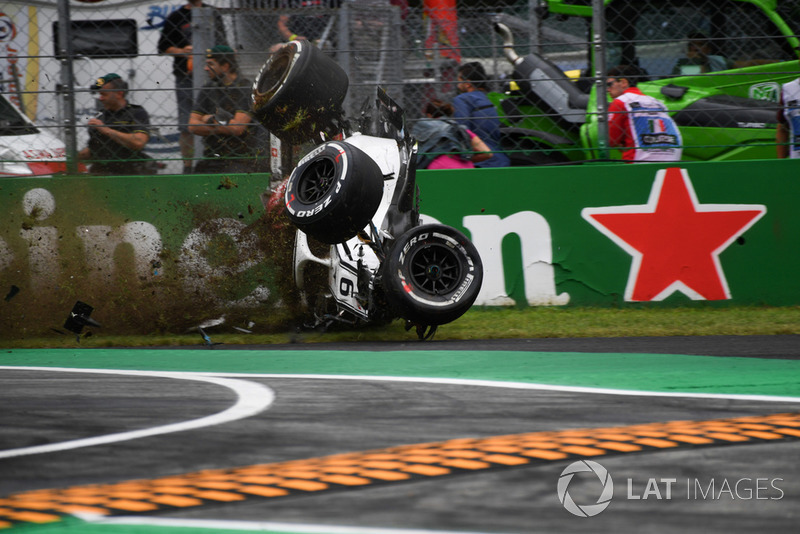 El accidente de Marcus Ericsson, Sauber C37