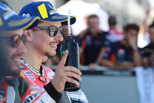 Le poleman Jorge Lorenzo, Ducati Team