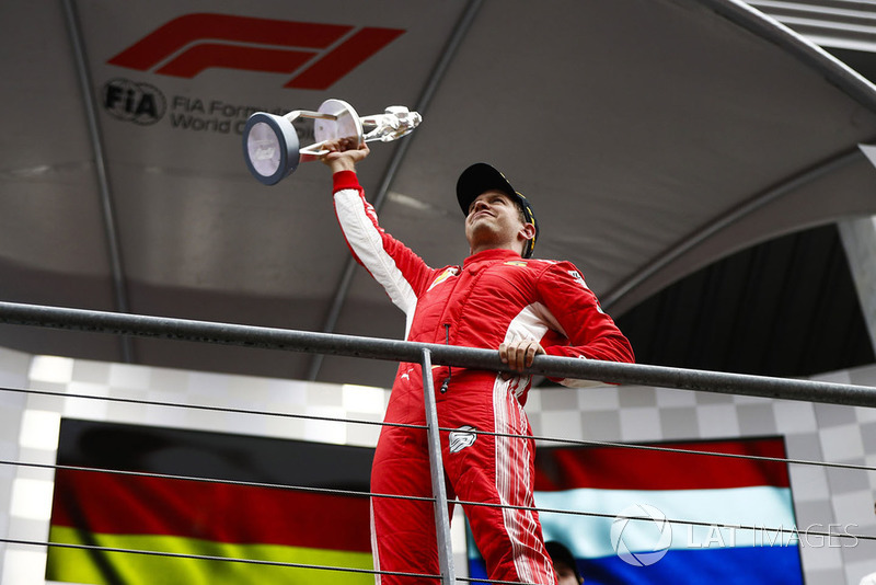 Победитель Себастьян Феттель, Ferrari