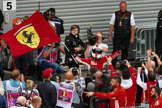 Sebastian Vettel, Ferrari, parc ferme