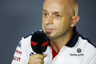 Simone Resta, Technical Director, Sauber, in the Press Conference