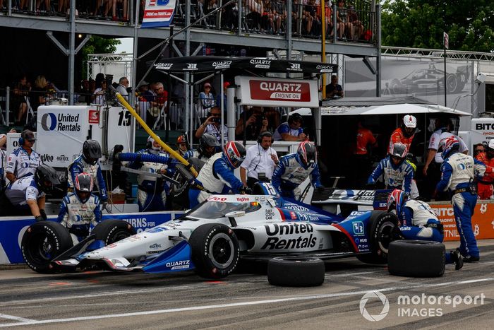 Graham Rahal, Rahal Letterman Lanigan Racing Honda, Pit Stop