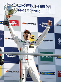Podium : le vainqueur Lance Stroll, Prema Powerteam Dallara F312 - Mercedes-Benz